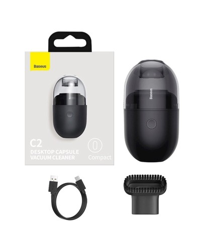 Əl tozsoranı Baseus C2 Desktop Capsule Vacuum Cleaner Black