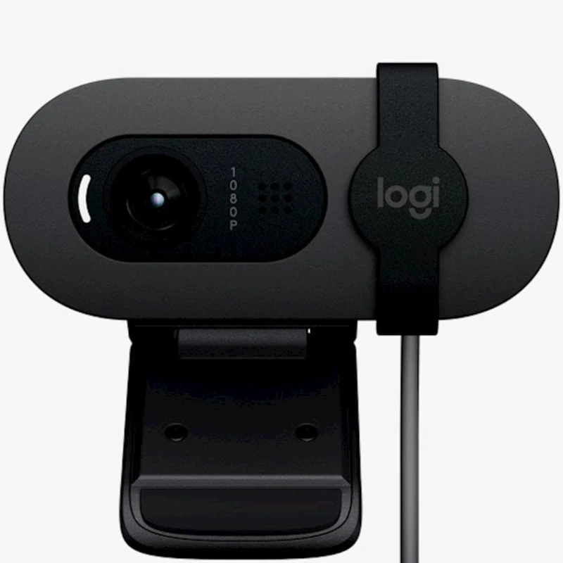 Веб-камера Logitech Brio 100 Full HD EMEA28-935 (L960-001585), Graphite Веб-камера Logitech Brio 100 Full HD EMEA28-935 (L960-001585), Graphite