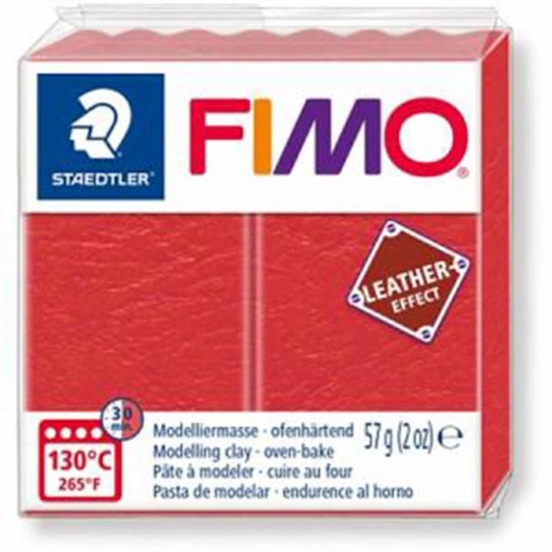 Gil Fimo Leather Effect polimer, dəri effekti ilə, 57 q, qarpız Gil Fimo Leather Effect polimer, dəri effekti ilə, 57 q, qarpız