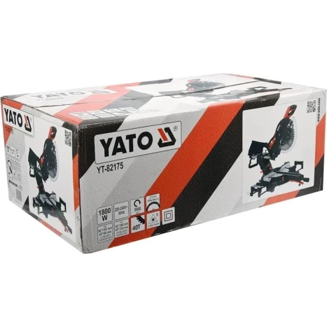 Торцовочная пила Yato YT-82175, с лазером, 1800 Вт