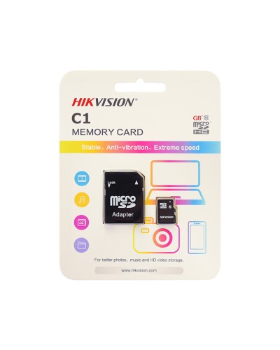 Yaddaş kartı Hikvision C1 Memory Card 8GB microSD
