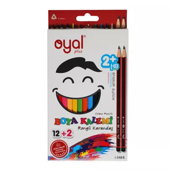 Цветные карандаши Oyal plus, 12 шт Цветные карандаши Oyal plus, 12 шт