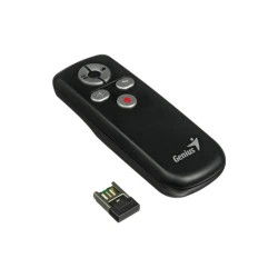 Презентер GENIUS MEDIAPOINTER 100, USB, 2.4GHZ PRESENTER, POINT AND GO, PAGE UP/DOWN, ESC FUNCTION (31090015100)