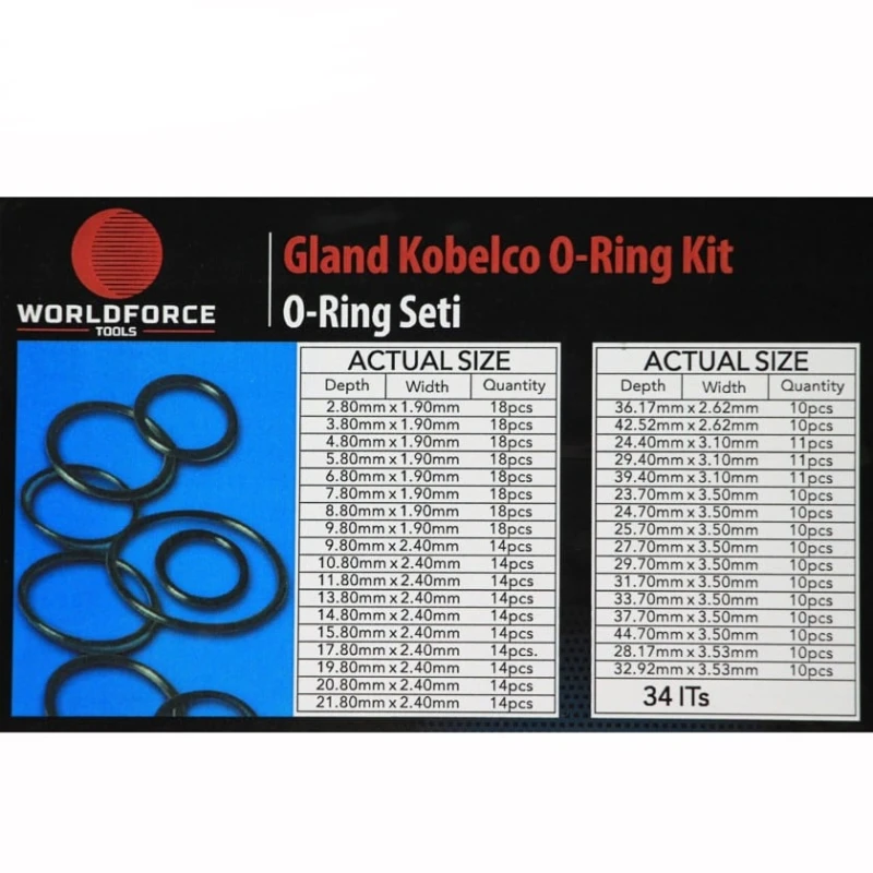 Bərkidici halqa dəsti Worldforce 11070, 447 əd