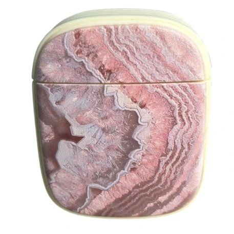 Чехол для наушников Airpods 2 розовый