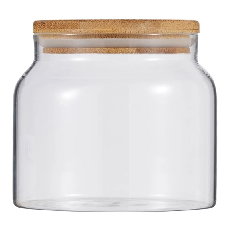 Емкость для хранения Werner Bambu 51934, стекло/дерево, прозрачная/коричневая, 500 мл Емкость для хранения Werner Bambu 51934, стекло/дерево, прозрачная/коричневая, 500 мл