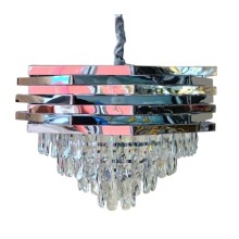 Asma çılçıraq ZGH_00724, paslanmayan alüminium, qızılı, 50x60 sm