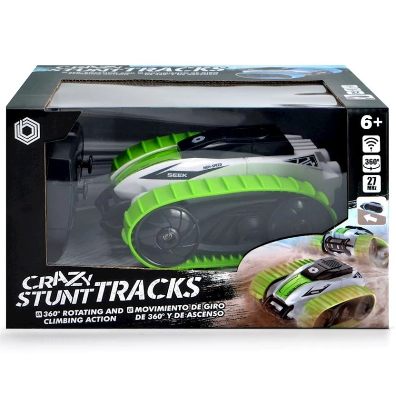 Радиоуправляемая машина Braha Industries Crazy Stunt Tracks 360 BII-08948, 6+ лет, 1 шт, товар в ассортименте