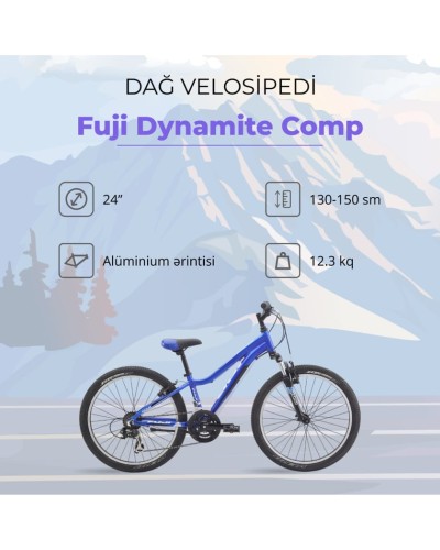 Dağ velosipedi Fuji Dynamite Comp 24