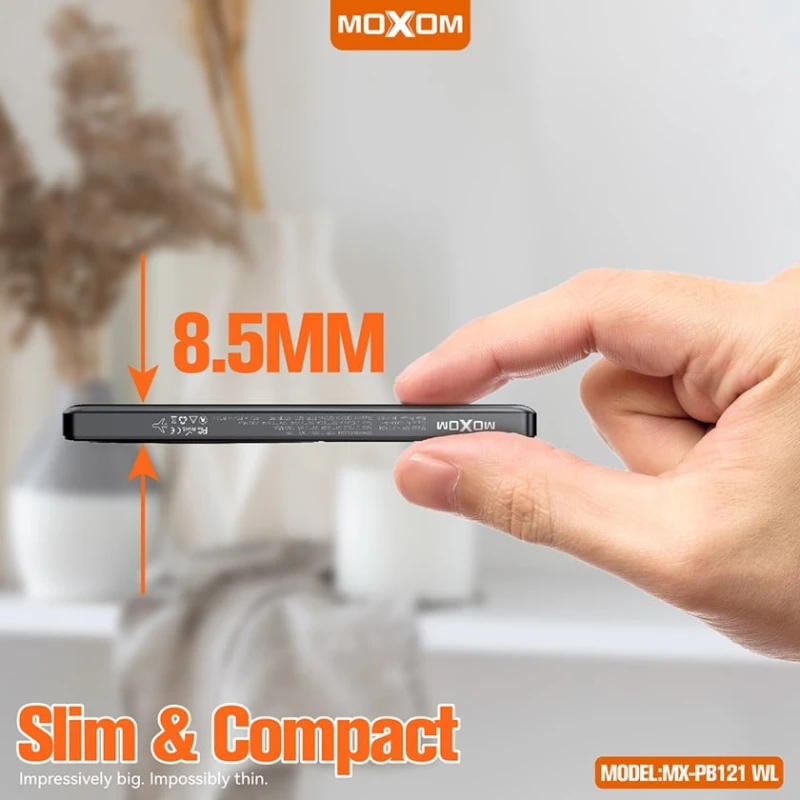 Внешний аккумулятор Moxom MagSafe MX-PB121 PD20 QC18W 5000mAh Внешний аккумулятор Moxom MagSafe MX-PB121 PD20 QC18W 5000mAh