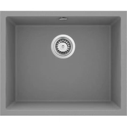 Кухонная мойка Deante Corda ZQAS10C, гранит, серый, 46x55 см