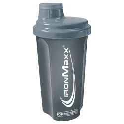Шейкер IronMaxx Powder Shaker with Sieve Grey, 700 мл Шейкер IronMaxx Powder Shaker with Sieve Grey, 700 мл