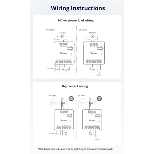 Реле для умного дома Sonoff Mini D Matter Реле для умного дома Sonoff Mini D Matter