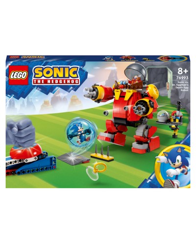 Konstruktor LEGO Sonic Sonic vs. Dr.Eggman's Death Egg Robot 76993, 8+ yaş, 615 əd