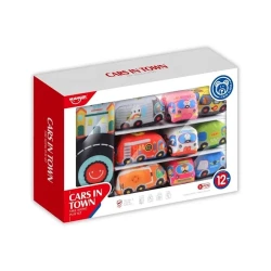 Игровой коврик-игрушка с машинками Huanger, от 1 года, 9 шт