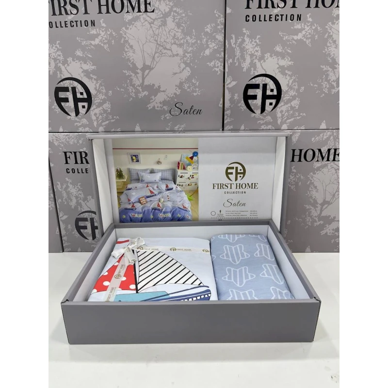 Uşaqlar üçün yataq dəsti First Home SHA-00002580, pambıq, bir yarım, mələfə 160х240 sm, yorğan üzü 160х220 sm, yastıq üzü 50х70 sm, 1 əd, rəngbərəng Uşaqlar üçün yataq dəsti First Home SHA-00002580, pambıq, bir yarım, mələfə 160х240 sm, yorğan üzü 160х220 sm, yastıq üzü 50х70 sm, 1 əd, rəngbərəng
