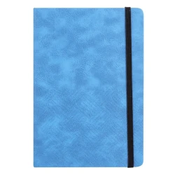 Блокнот Deli N123G, A5, голубой, 80 листов