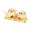 Çay üçün dəst Y-Q049-2, keramika, bej