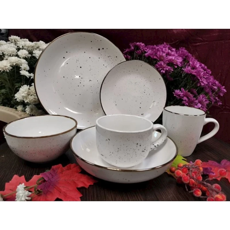 Тарелка Ardesto Bagheria AR2926WGC, керамика, белая, 26 см Тарелка Ardesto Bagheria AR2926WGC, керамика, белая, 26 см