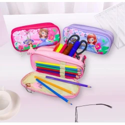 Пенал Sofia, 21.5х6.5х9.5 см, розовый Пенал Sofia, 21.5х6.5х9.5 см, розовый