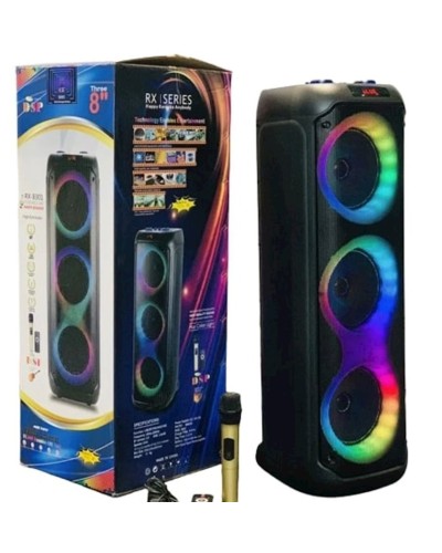 Portativ dinamik RX8301 60W 8X3 Black