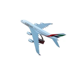 Dekorativ təyyarə modeli Emirates, ağ, 47x44x22 sm
