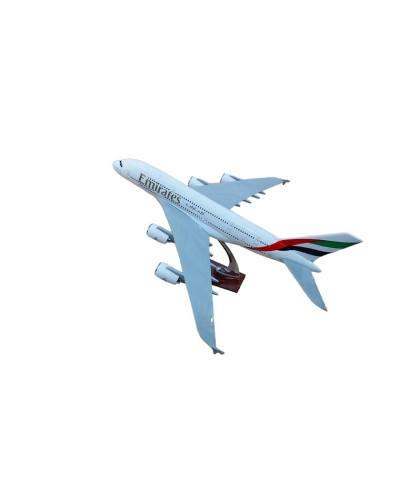 Dekorativ təyyarə modeli Emirates, ağ, 47x44x22 sm