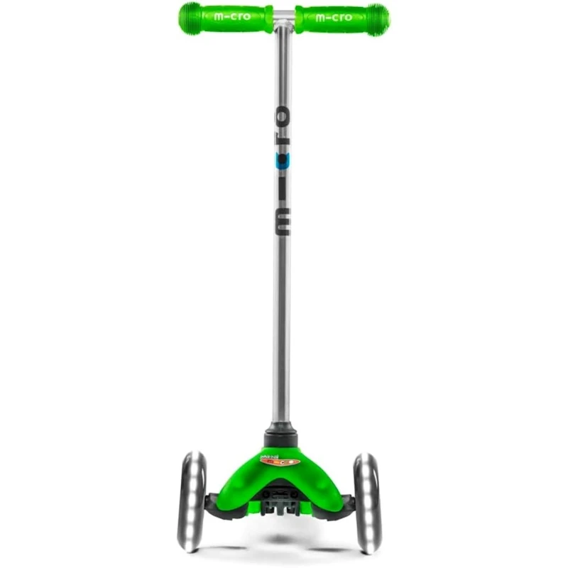 Детский самокат Micro Mini Micro LED MM0288, зеленый