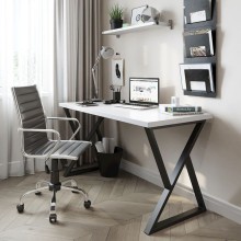 Yazı masası 3563_M2LoftValet120Wh Ağ, LDSP, 75x66x120 sm