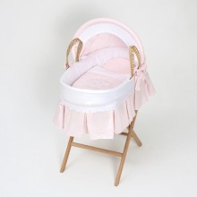 Hörülmüş səbət yatağı Funna Baby Princess, 30x74 sm
