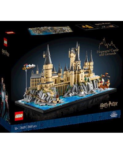Konstruktor LEGO Harry Potter Hogwarts Castle and Grounds 76419, 18+ yaş, 2660 əd