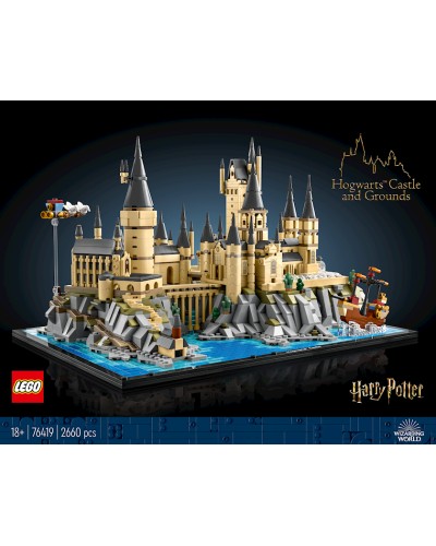 Konstruktor LEGO Harry Potter Hogwarts Castle and Grounds 76419, 18+ yaş, 2660 əd