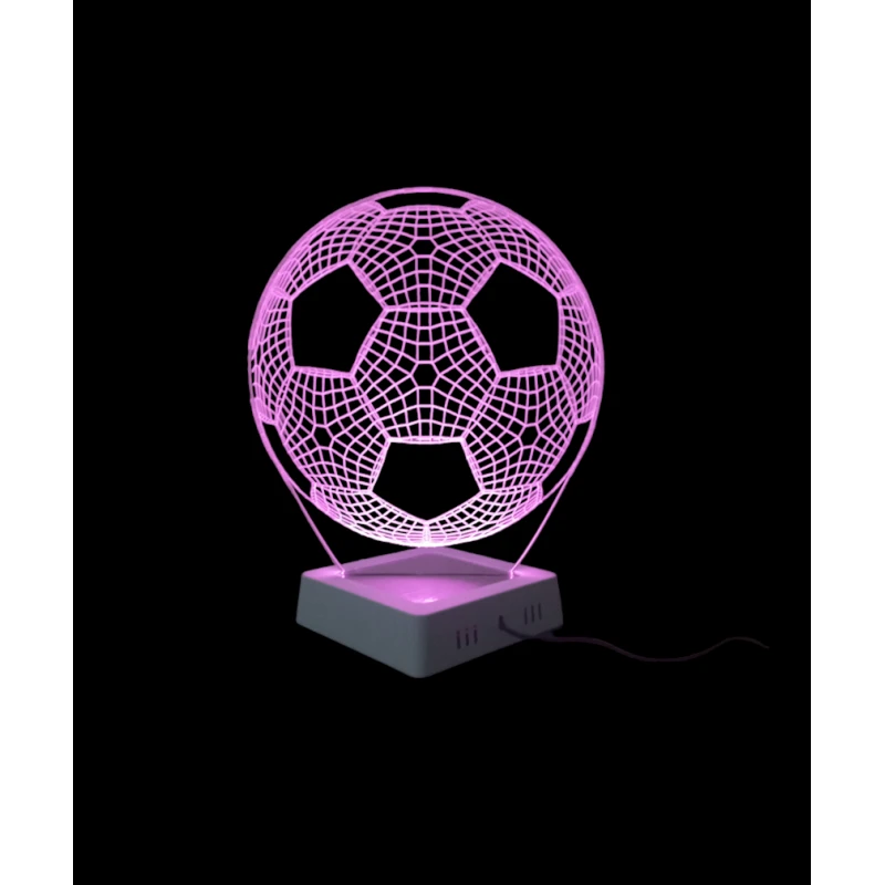 3D gecə lampası ctc01, şüşə/dəmir, çəhrayı, 24х20 sm 3D gecə lampası ctc01, şüşə/dəmir, çəhrayı, 24х20 sm