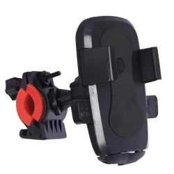 Velosiped üçün telefon tutacağı, plastik, qara