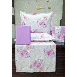 Комплект постельного белья Trend Cotton 00004484, пододеяльник 200x220 см, простыня 240x260 см, 2 наволочки 50x70 см, двуспальный, хлопок, разноцветный