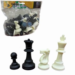 Шахматы NO3108, пластик, белый-черный