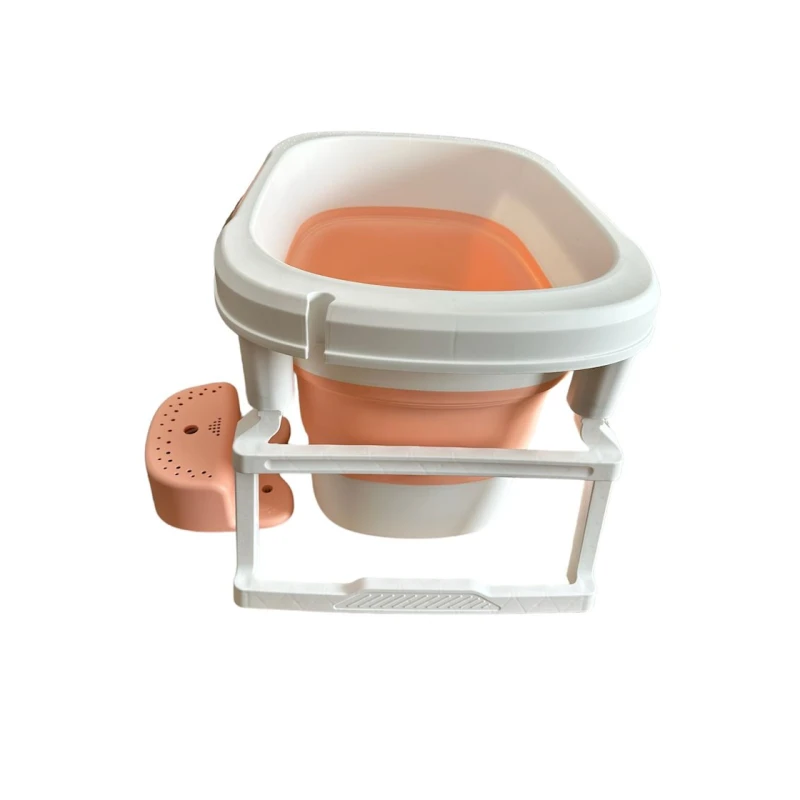 Ванночка 325, 1 год, розовая/белая