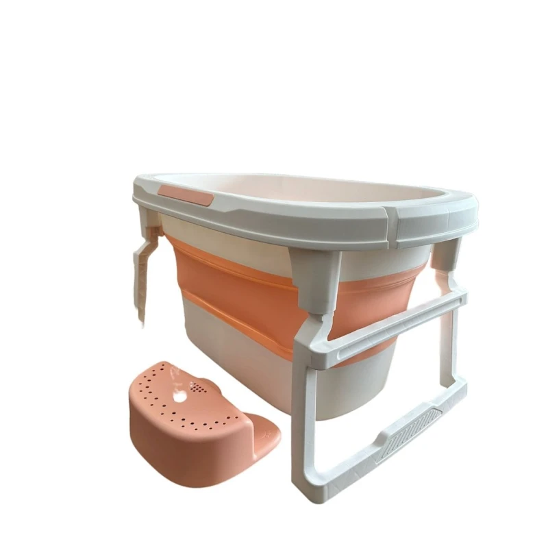 Ванночка 325, 1 год, розовая/белая