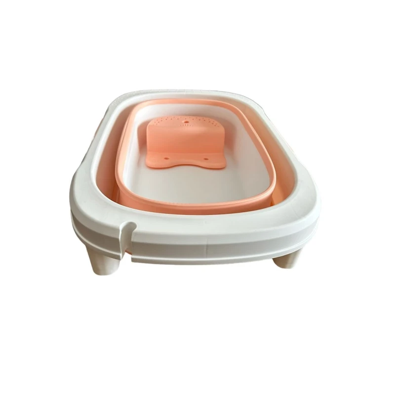 Ванночка 325, 1 год, розовая/белая