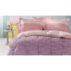 Комплект постельного белья Yataş Gisa, пододеяльник 200х220 см, простыня 240х260 см, наволочка 50х70 см (2 шт), двуспальный, хлопок, розовый/желтый