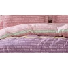 Комплект постельного белья Yataş Gisa, пододеяльник 200х220 см, простыня 240х260 см, наволочка 50х70 см (2 шт), двуспальный, хлопок, розовый/желтый