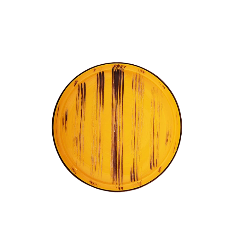 Тарелка закусочная Wilmax WL‑668419/A, круглая, 23 см, фарфор, желтая Тарелка закусочная Wilmax WL‑668419/A, круглая, 23 см, фарфор, желтая