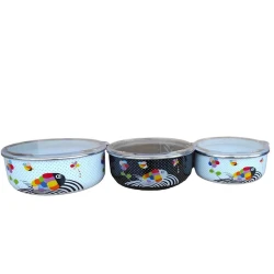 Qida saxlama konteyner dəsti NH-12, metal/plastik, 3 əd Qida saxlama konteyner dəsti NH-12, metal/plastik, 3 əd