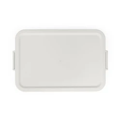 Ланч-бокс Brabantia Make & Take Bento, 16.7x6.2x25.5 см, пластик, светло-серый Ланч-бокс Brabantia Make & Take Bento, 16.7x6.2x25.5 см, пластик, светло-серый