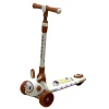 Uşaqlar üçün samokat M6771, ağ/qəhvəyi