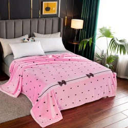 Örtük-şal Annaberry ET-1302, birnəfərlik, bambuk, rəngbərəng, 160x230 sm