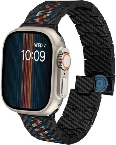 Kəmər Pitaka Rhapsody Apple Watch üçün 42/44/45/49 mm Black - 7493554151206