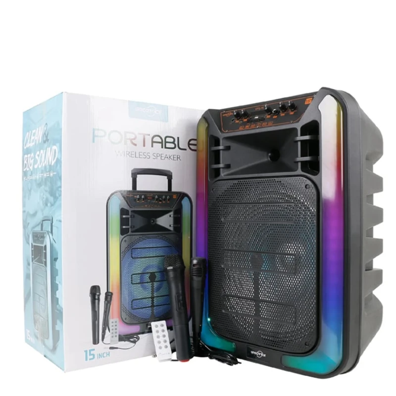 Portativ dinamik Greatnice GTS 1937 15″, 2 mikrofon