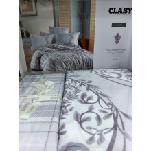 Yataq dəsti Clasy SF-390, avro, yorğan üzü 200х220 sm, mələfə 240х260 sm, yastıq üzü 50х70 sm x 2 əd, satin, rəngbərəng