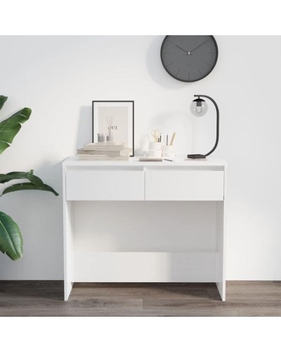 Yazı masası Ev Plus Ranze, LDSP, ağ, 89x41x76 sm